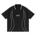 Unisex Raglan Piping Polo Shirt
